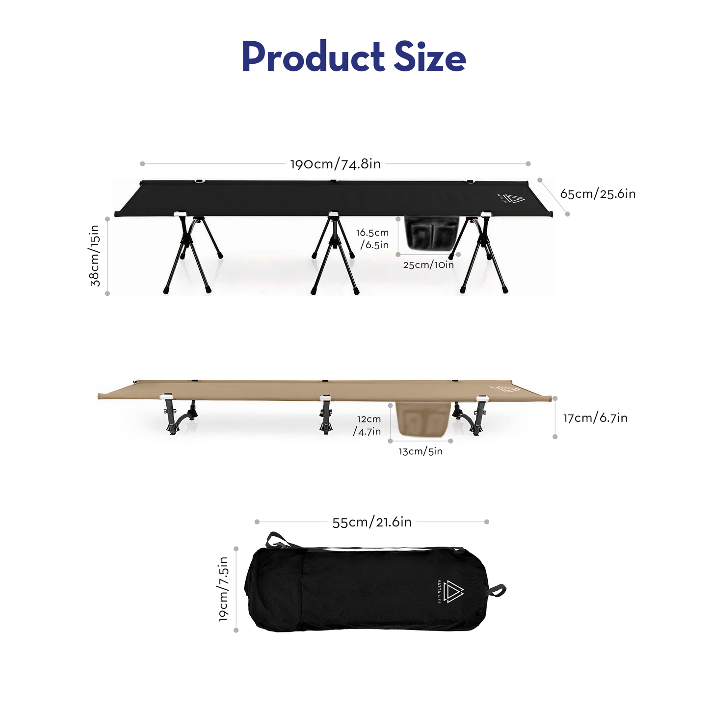 Yatta Life Camping Cot by YATTA