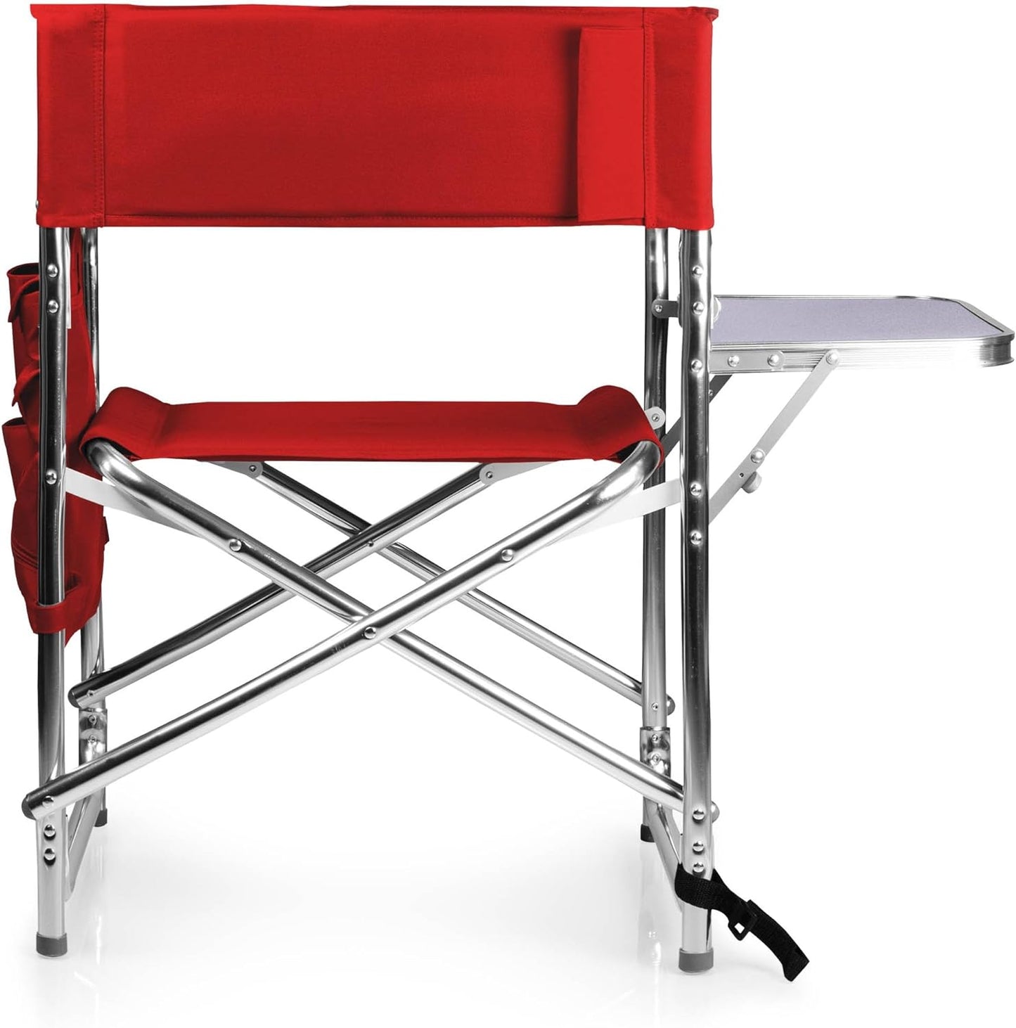 ONIVA - a Brand - Sports Chair with Side Table, Beach Chair, Camp Chair for Adults, (Red)