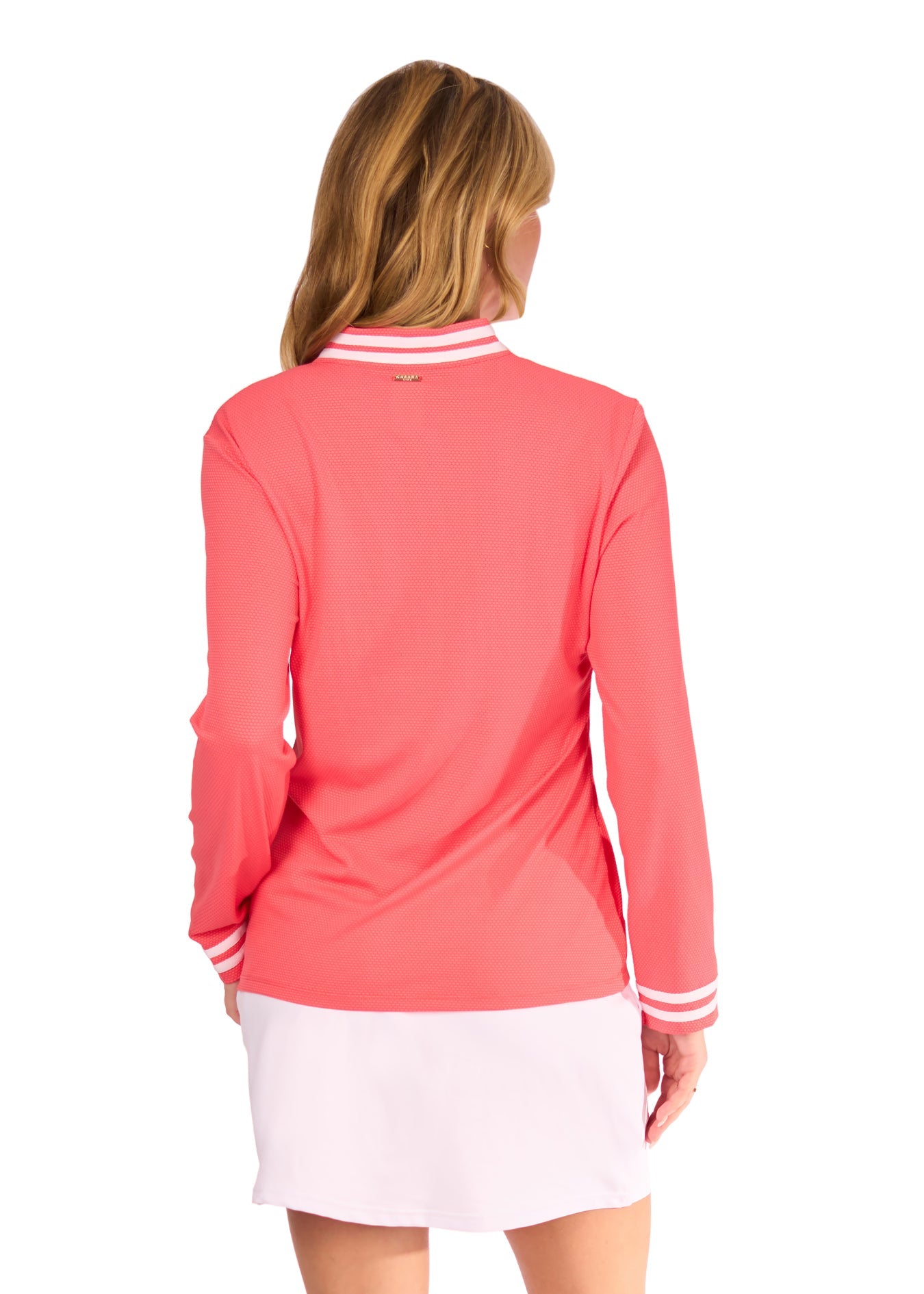 Coral Collared Quarter Zip by Cabana Life