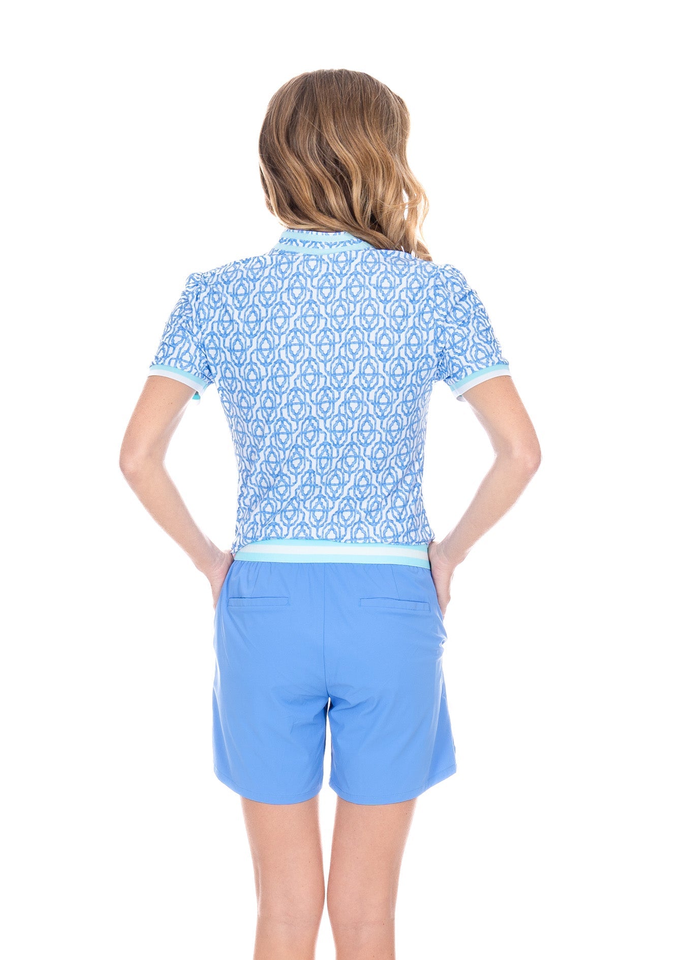 Lake Como Short Sleeve Collared Quarter Zip by Cabana Life