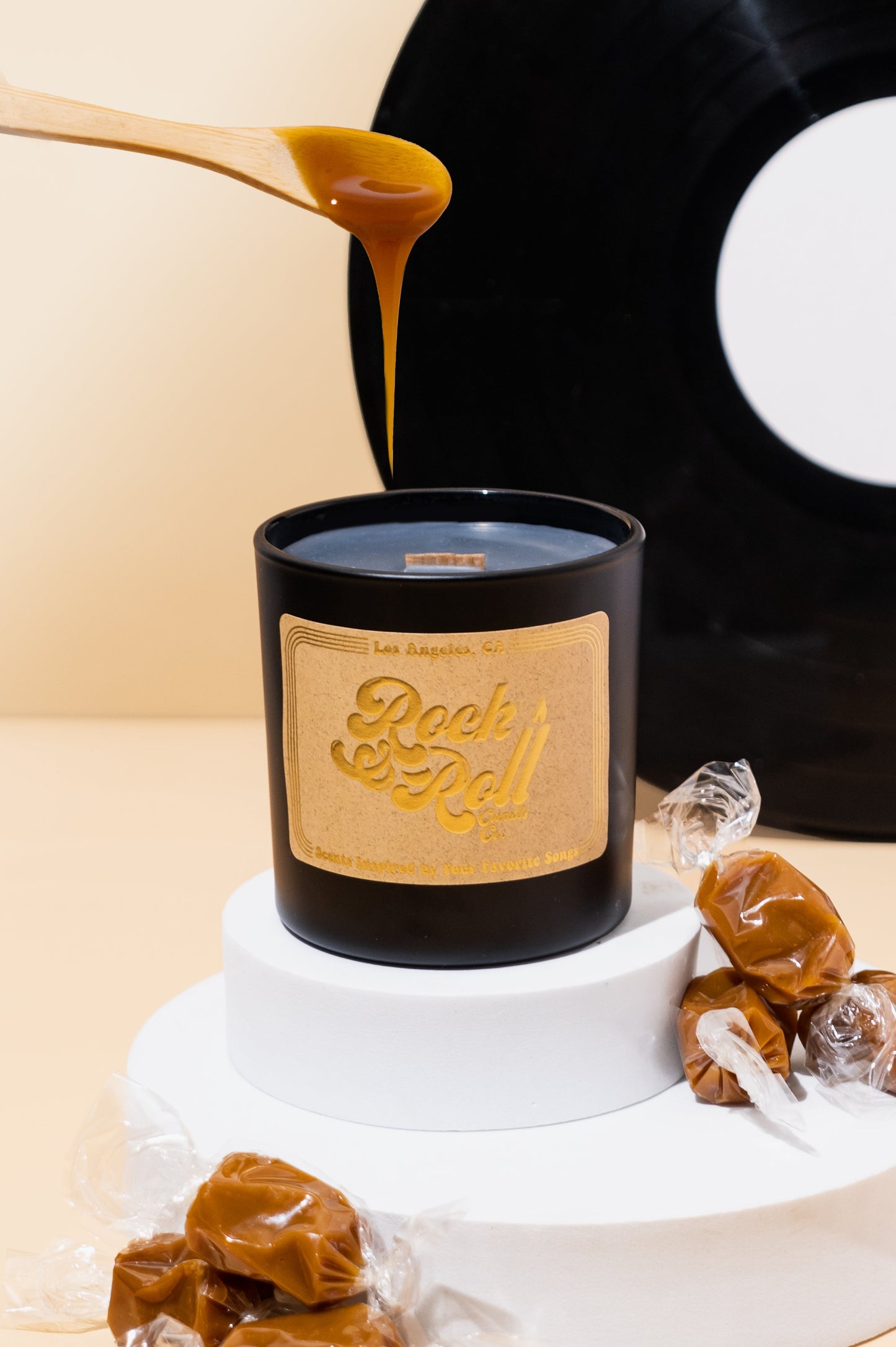 Black Magic Woman by Rock & Roll Candle Co.