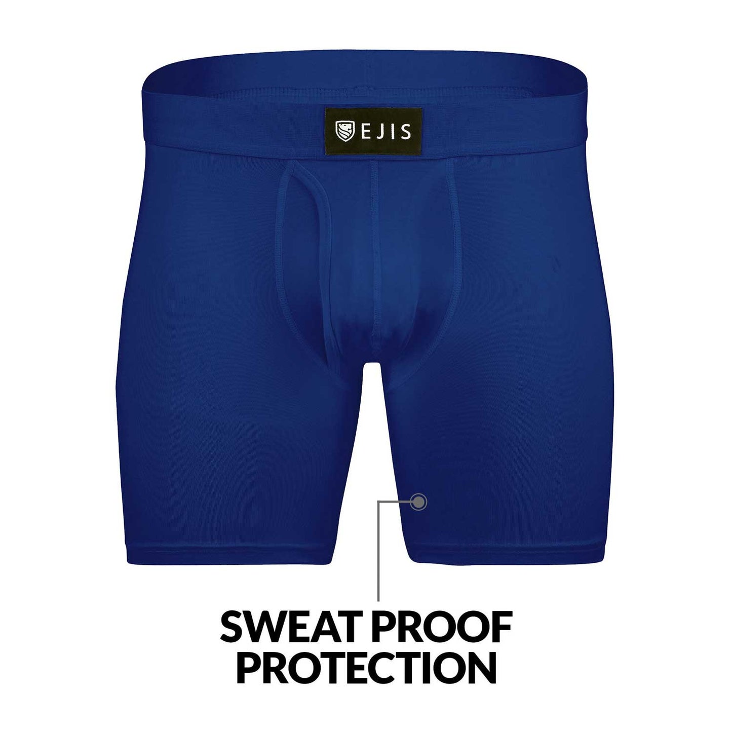 Sweat Proof Men's Boxer Briefs with Fly by Ejis