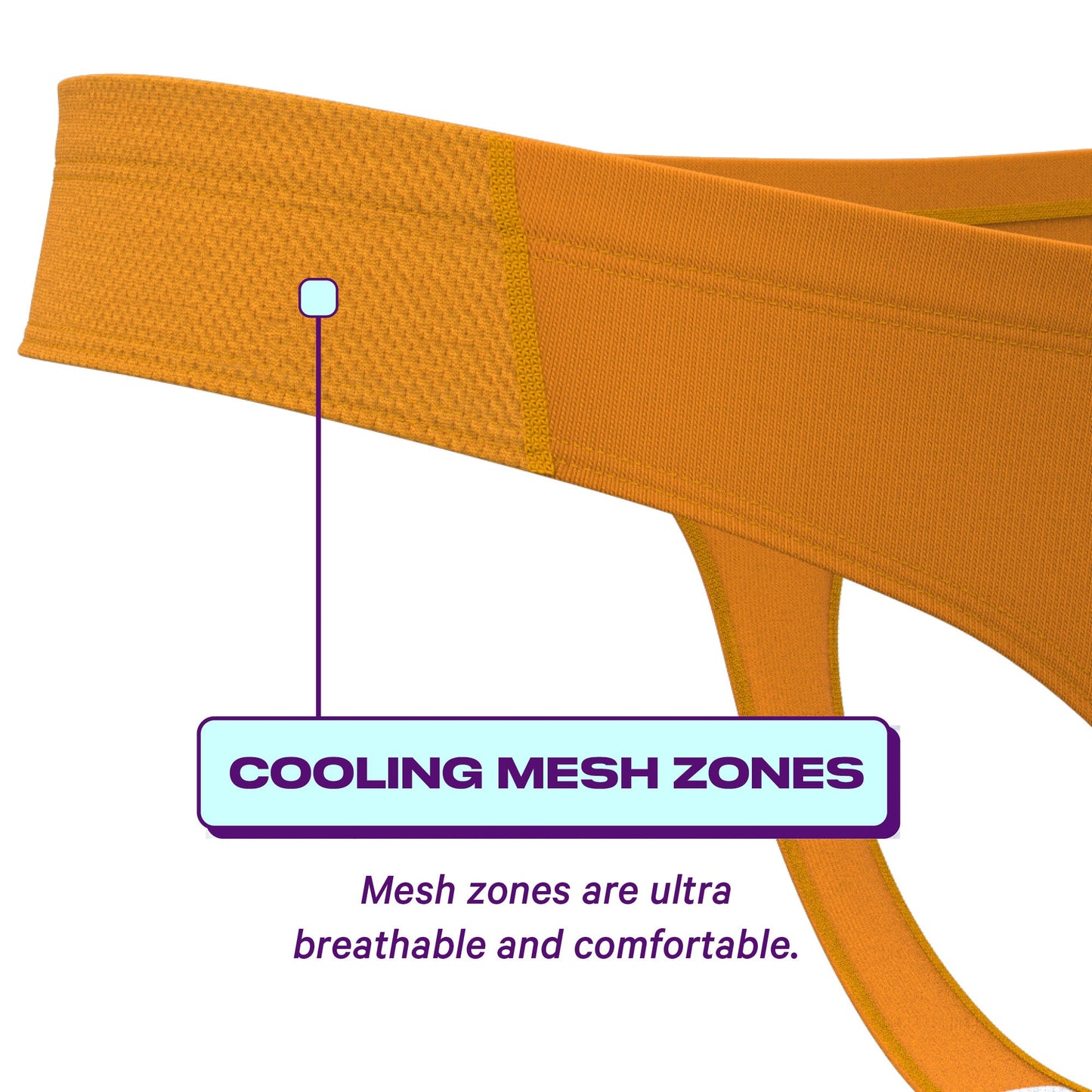 The Big Cheese | Orange paradICE™ Cooling Thong by Shinesty