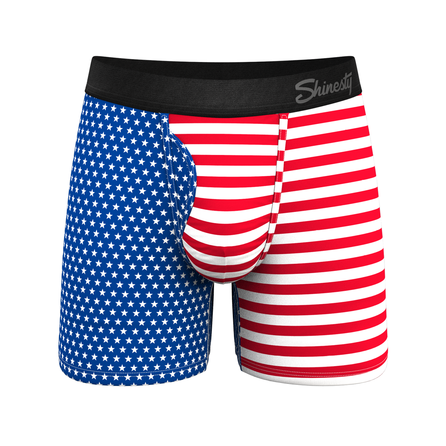 The Ellis Island | USA Flag Ball Hammock® Pouch Underwear With Fly by Shinesty