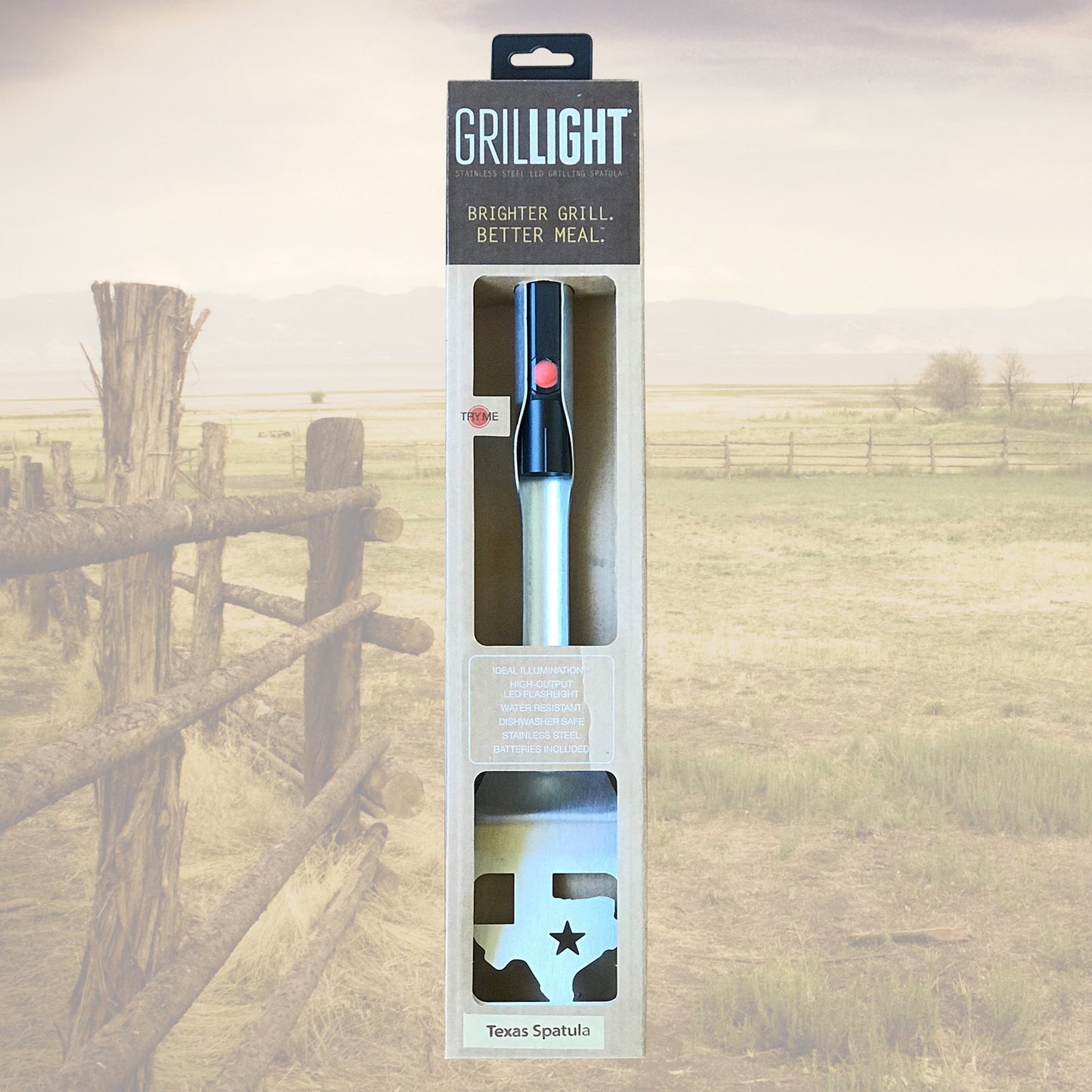 Grillight Spatula - Texas Lone Star Edition by Grillight.com
