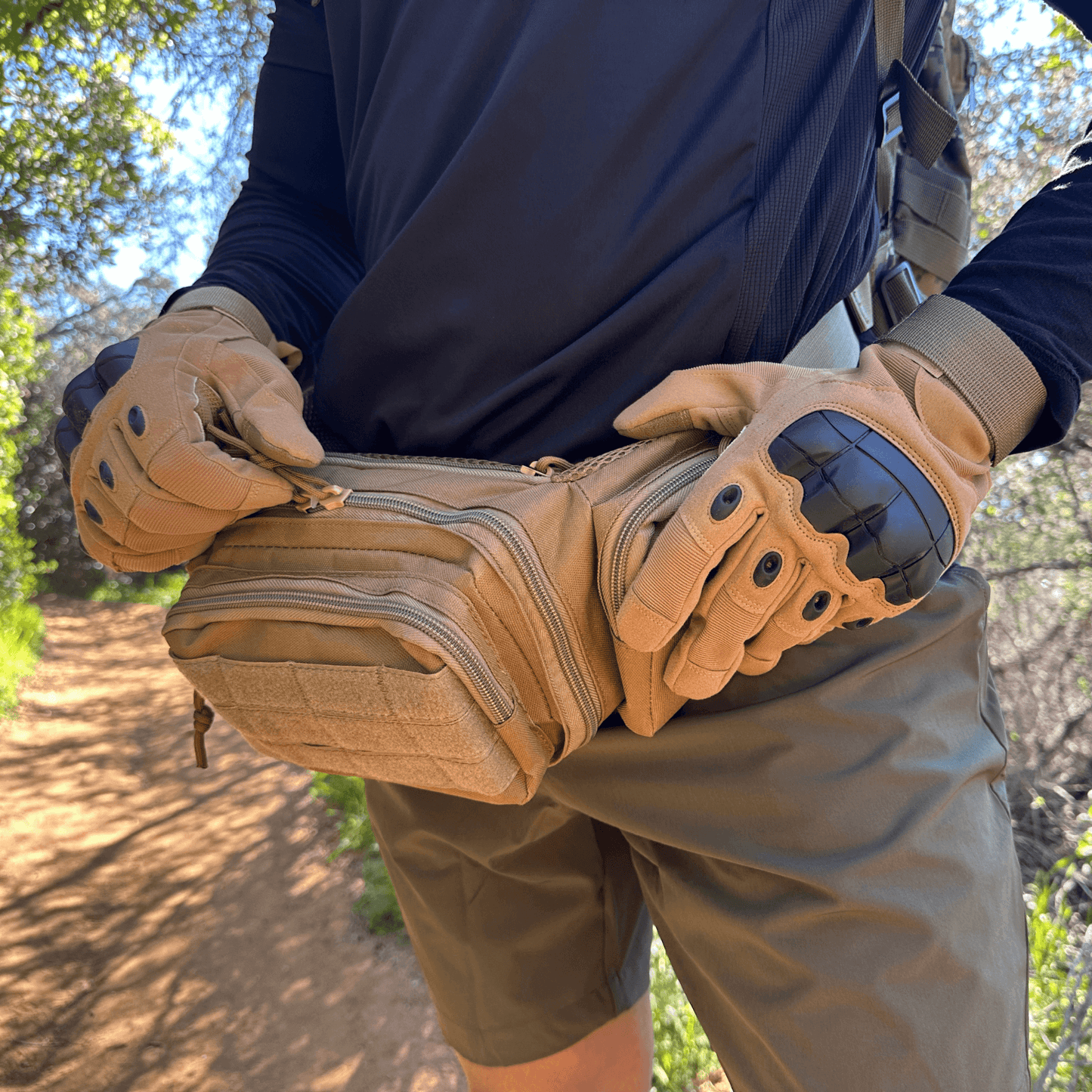Tactical Waist Bag & MOLLE EDC Pouch For Outdoor Activities by Jupiter Gear