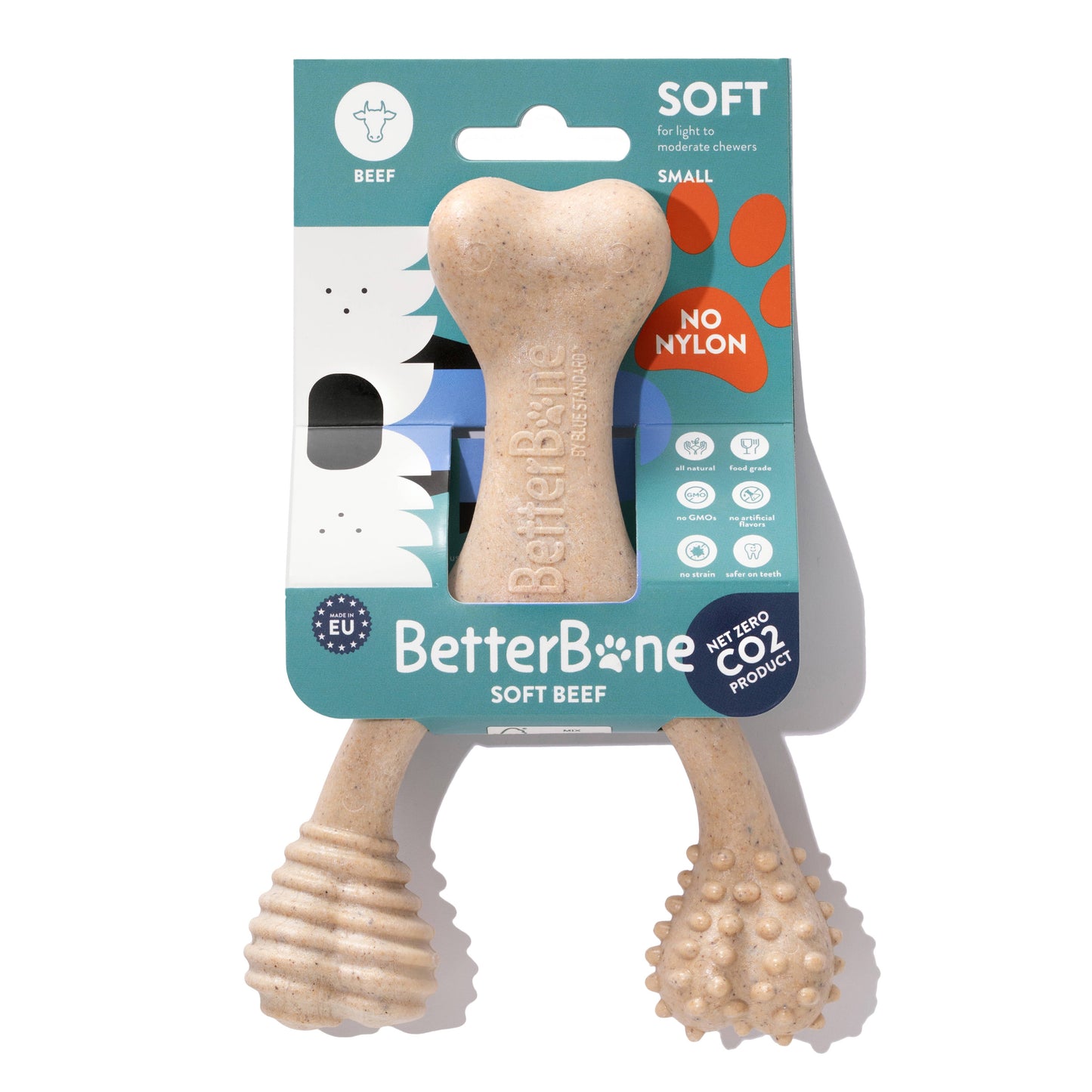 BetterBone SOFT Density-All-Natural, Perfect for teething Puppies, Older dogs, LIGHT chewers by BetterBone All Natural Eco-Friendly Dog Chews & Bones