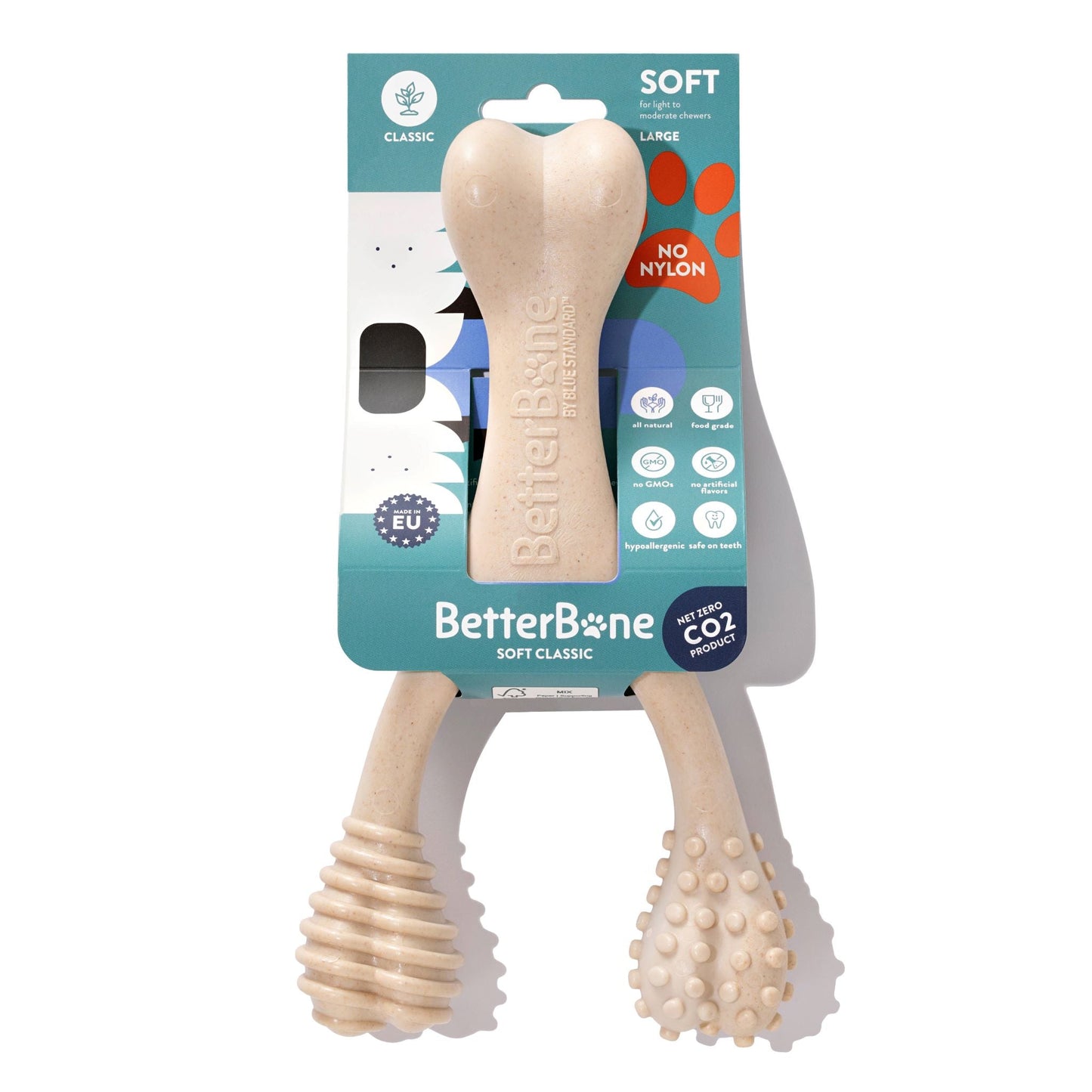 BetterBone SOFT Density-All-Natural, Perfect for teething Puppies, Older dogs, LIGHT chewers by BetterBone All Natural Eco-Friendly Dog Chews & Bones