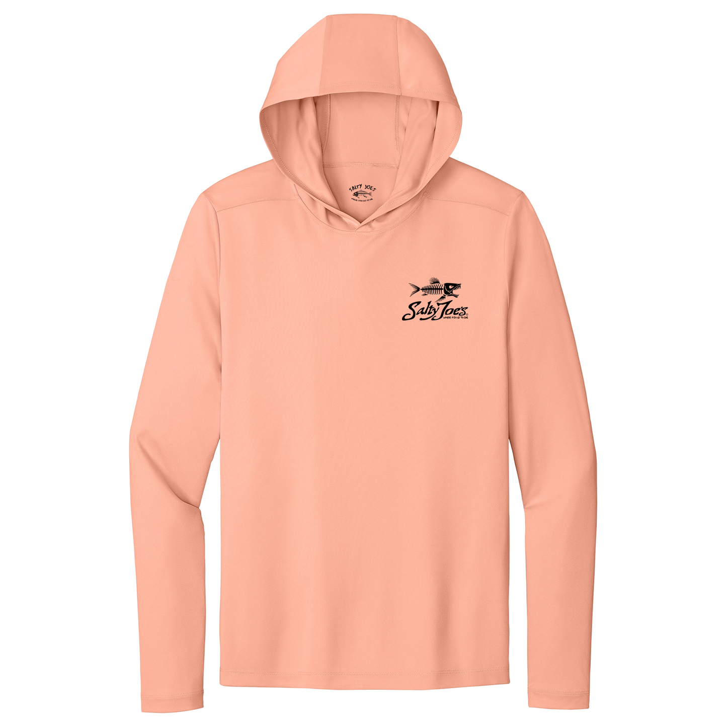 Salty Joe's Skeleton Fish Hooded Sun Shirt by Joe's Surf Shop