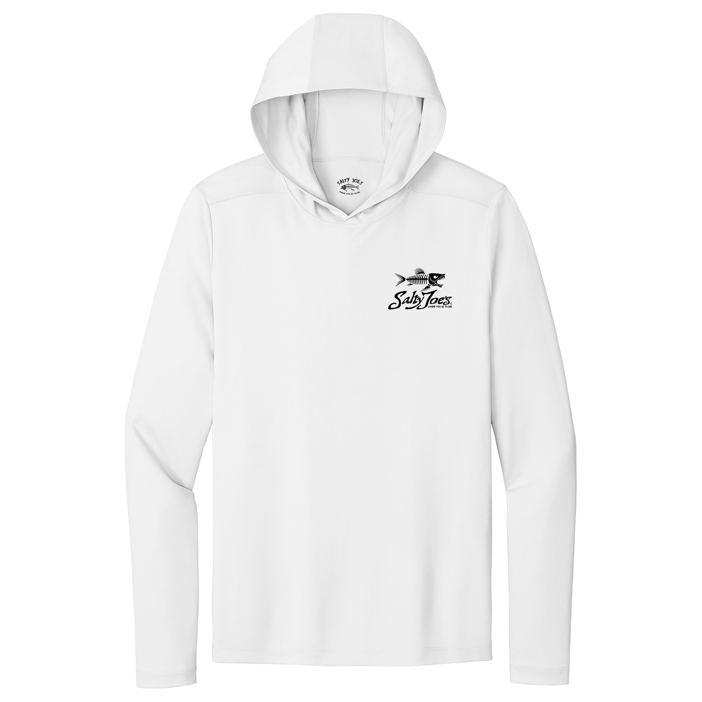Salty Joe's Skeleton Fish Hooded Sun Shirt by Joe's Surf Shop