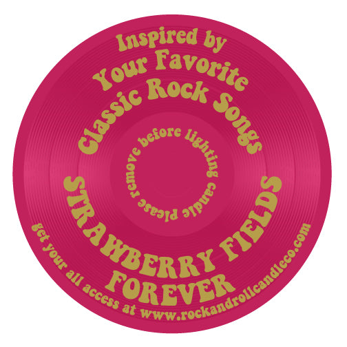 Strawberry Fields Forever by Rock & Roll Candle Co.