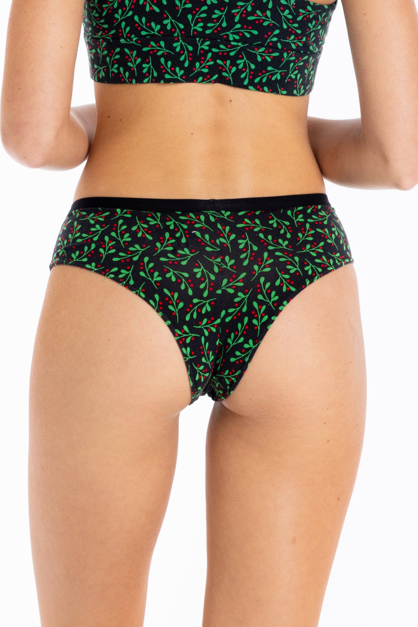 The Kiss Me There | Mistletoe Cheeky Underwear by Shinesty