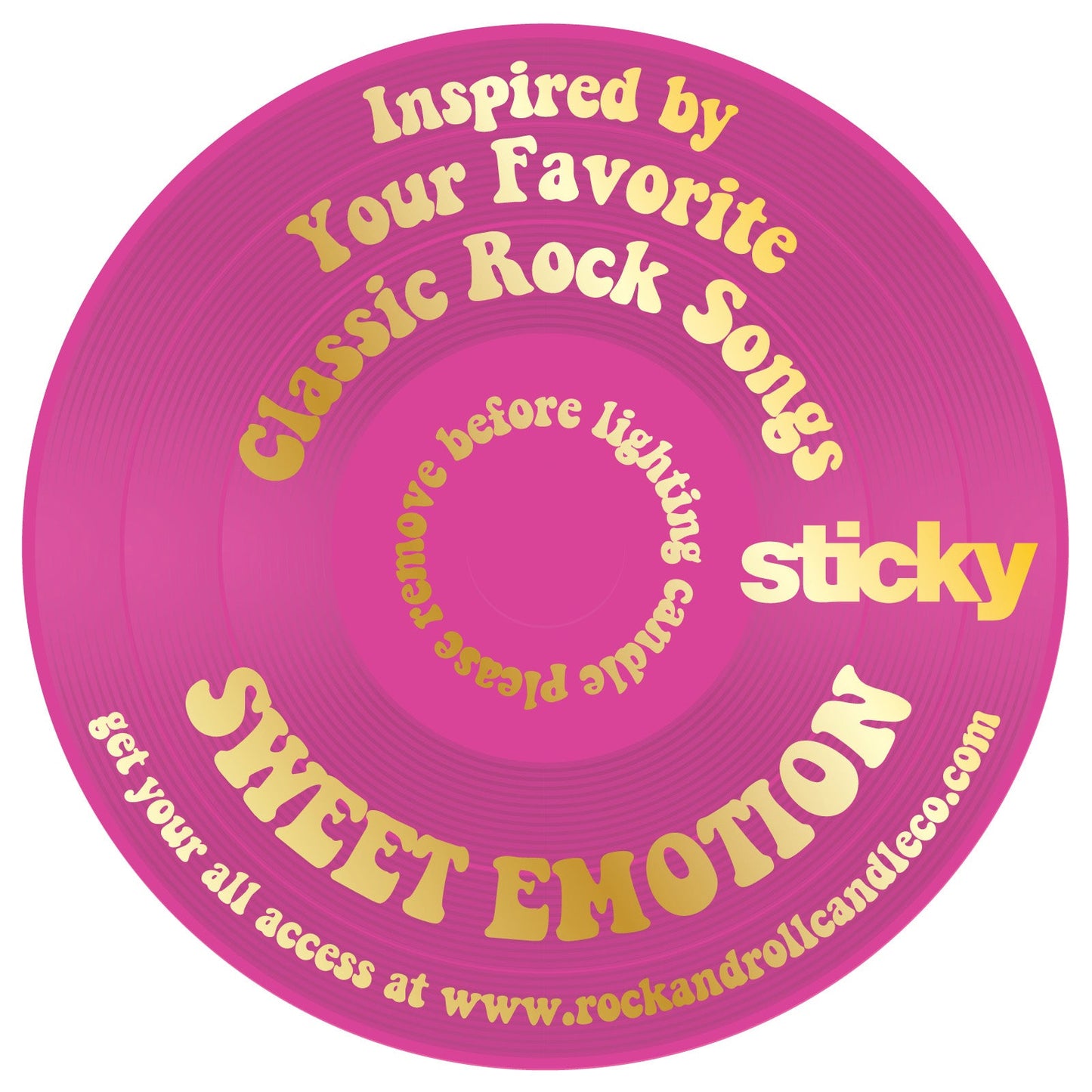 R&RCCo x Sticky: Sweet Emotion by Rock & Roll Candle Co.