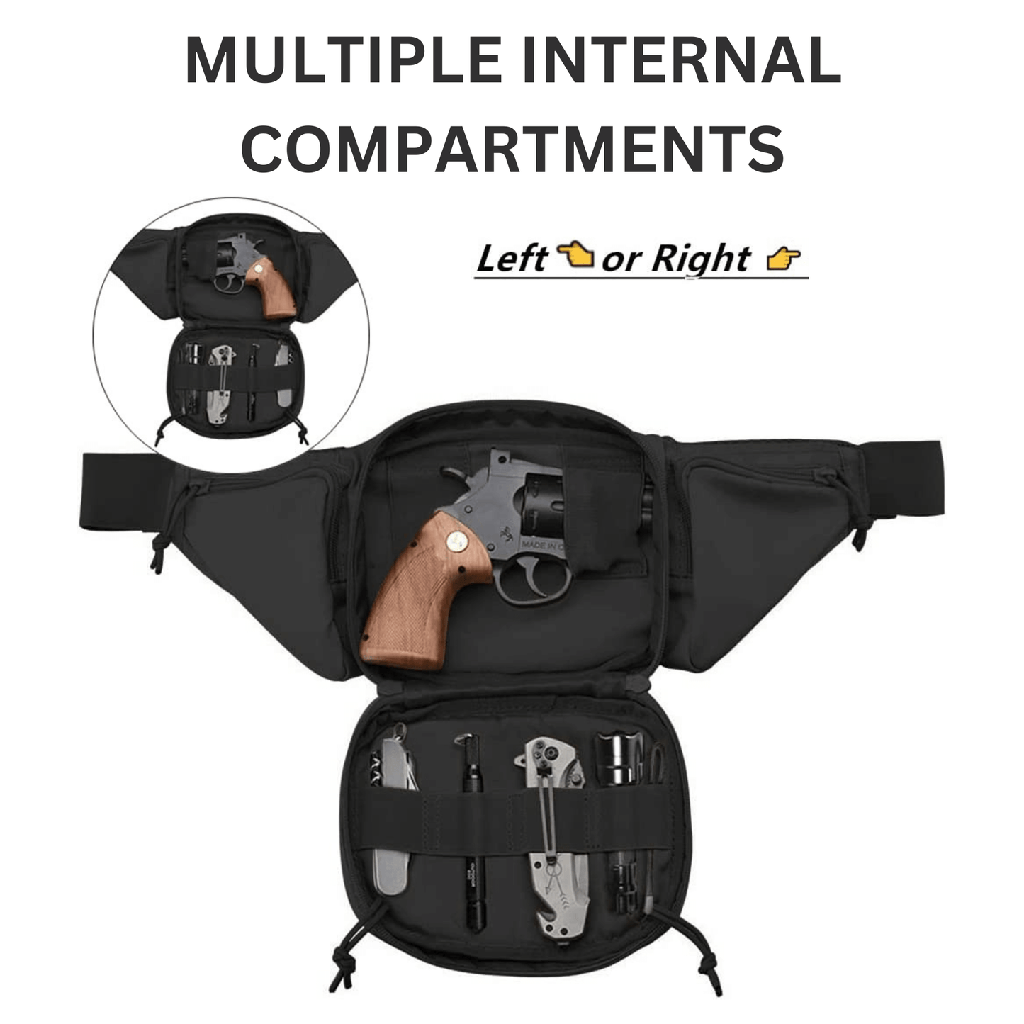 Tactical Waist Bag & MOLLE EDC Pouch For Outdoor Activities by Jupiter Gear