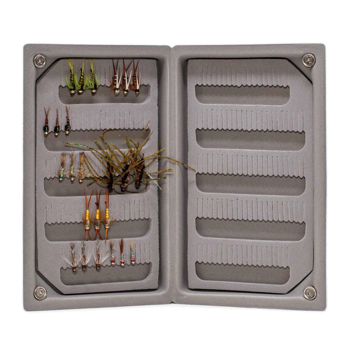 JHFLYCO Loaded Foam Fly Box - Standard Nymph by Jackson Hole Fly Company