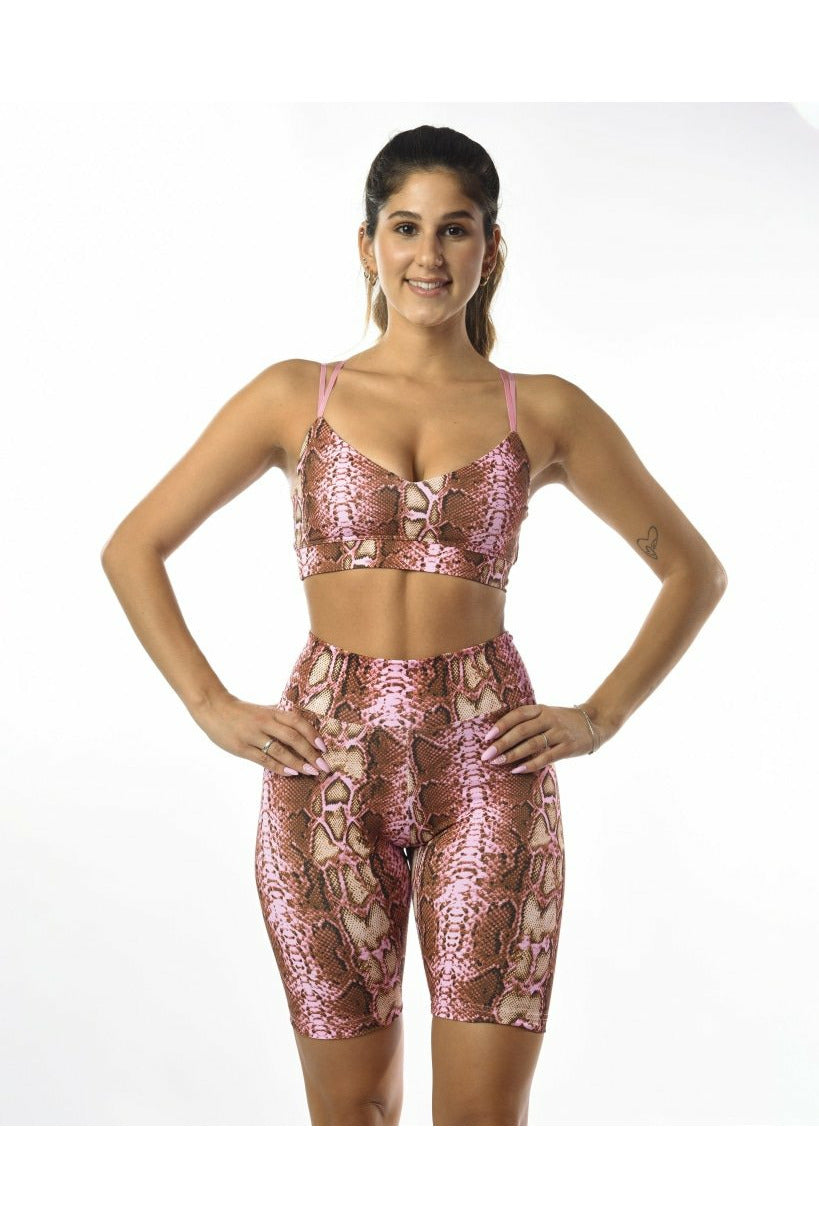 *Once Bitten* (Active "V" Sport Bra) by Guilty Love Club