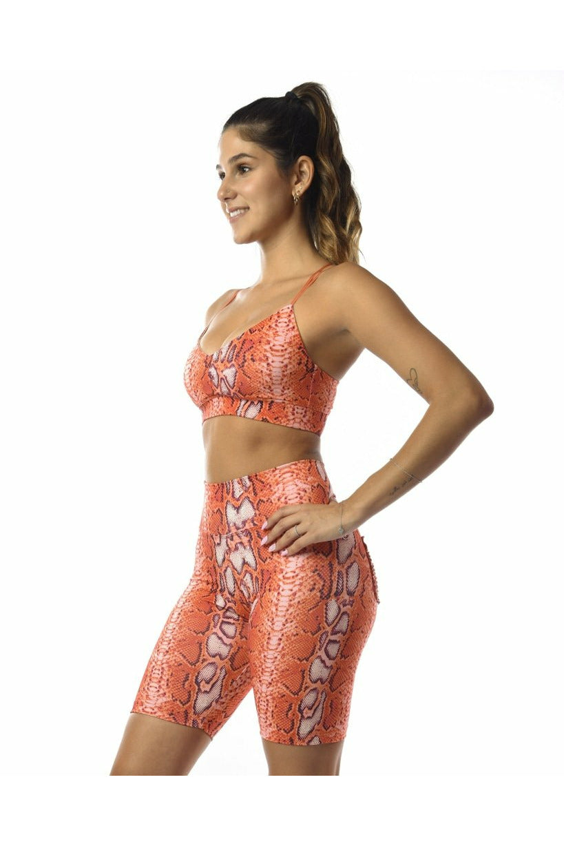*Once Bitten* (Active "V" Sport Bra) by Guilty Love Club