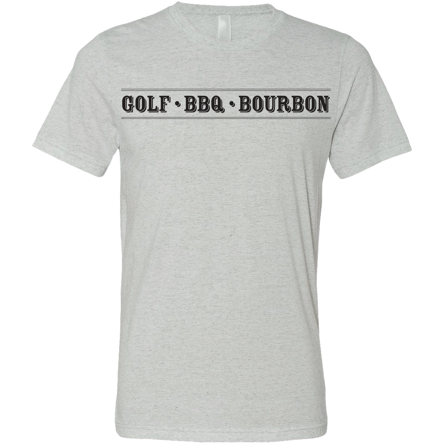 Golf BBQ & Bourbon Unisex T-Shirt by SwingJuice LLC