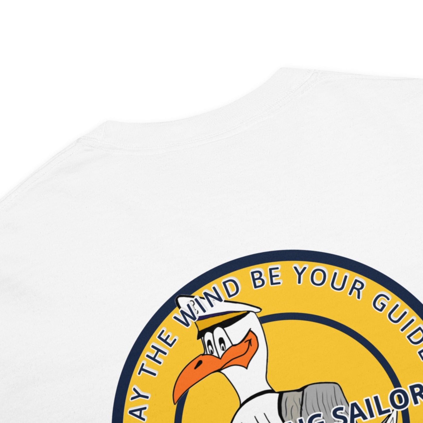Men’s High Flying Sailor Heavyweight T-Shirt by Tropical Seas Clothing