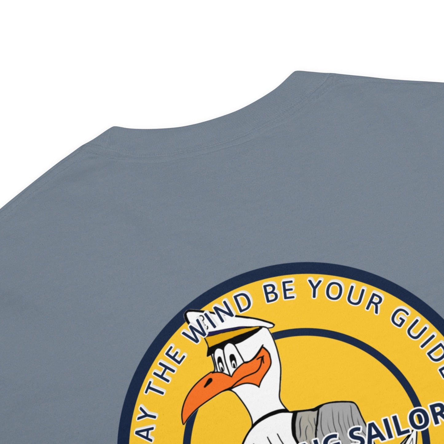 Men’s High Flying Sailor Heavyweight T-Shirt by Tropical Seas Clothing