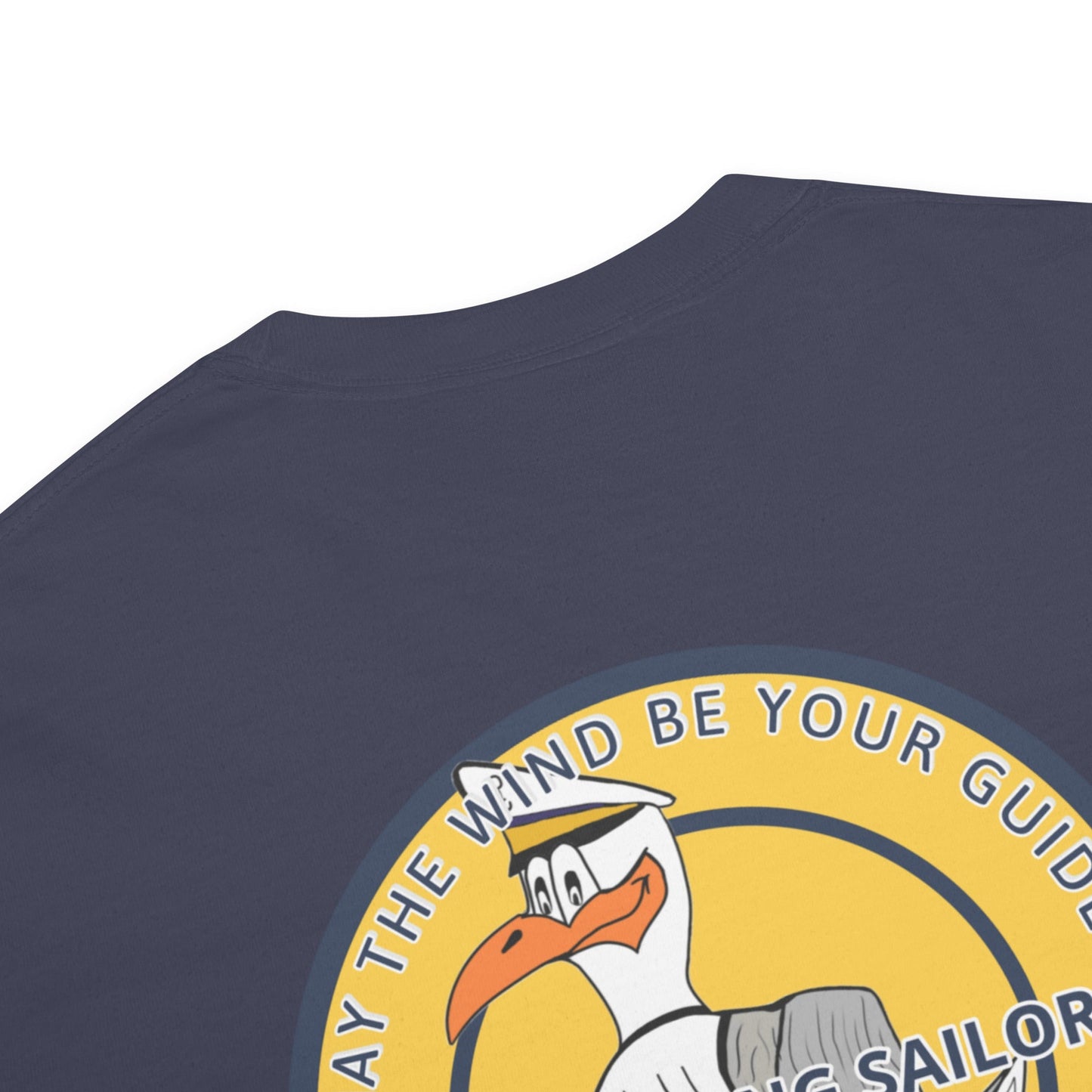 Men’s High Flying Sailor Heavyweight T-Shirt by Tropical Seas Clothing