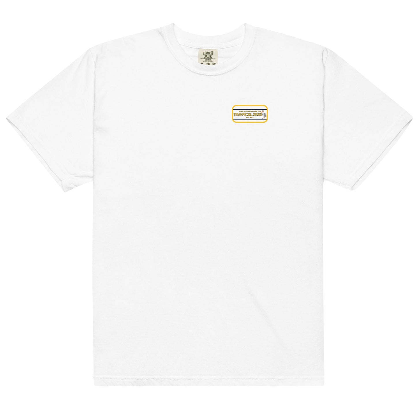 Men’s High Flying Sailor Heavyweight T-Shirt by Tropical Seas Clothing