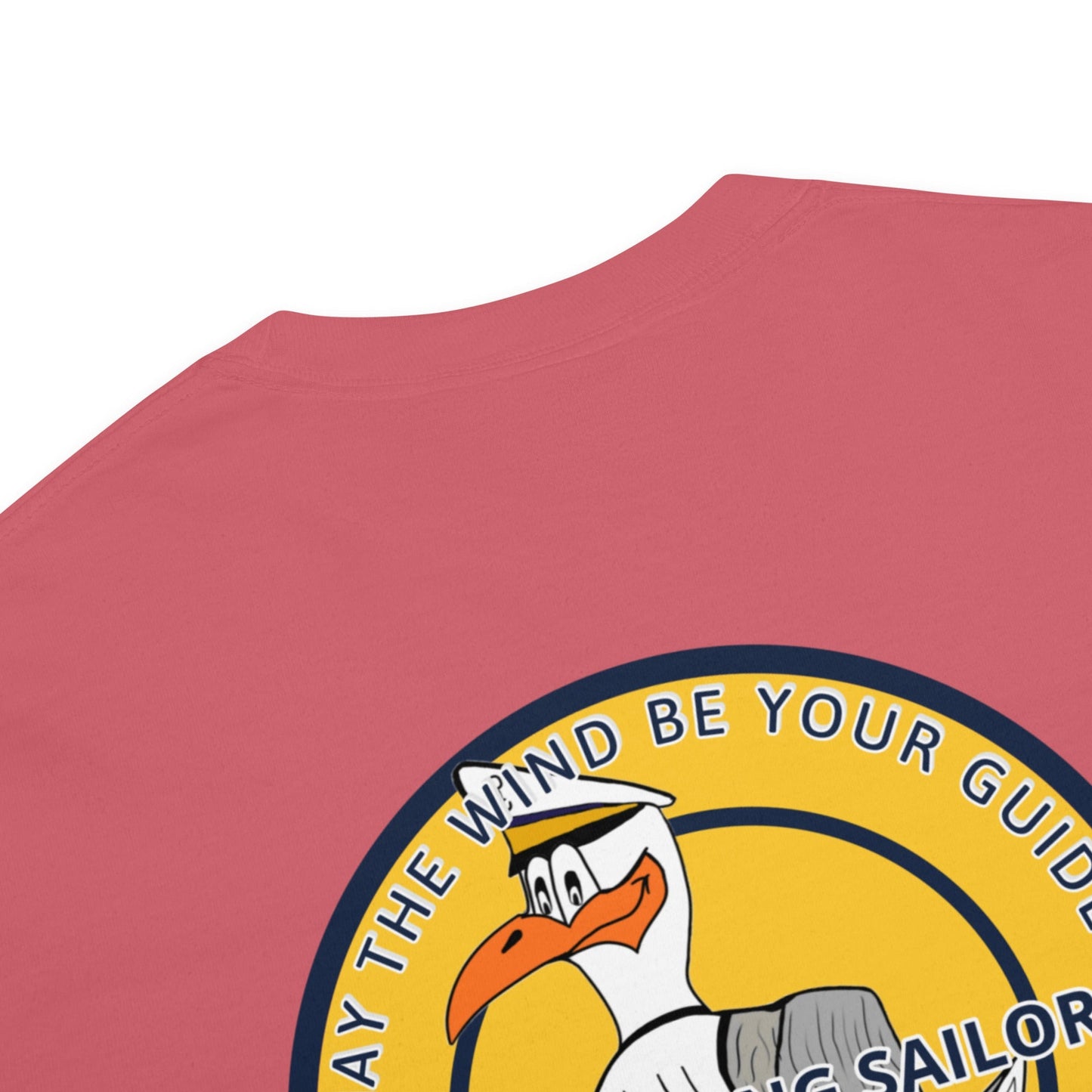Men’s High Flying Sailor Heavyweight T-Shirt by Tropical Seas Clothing