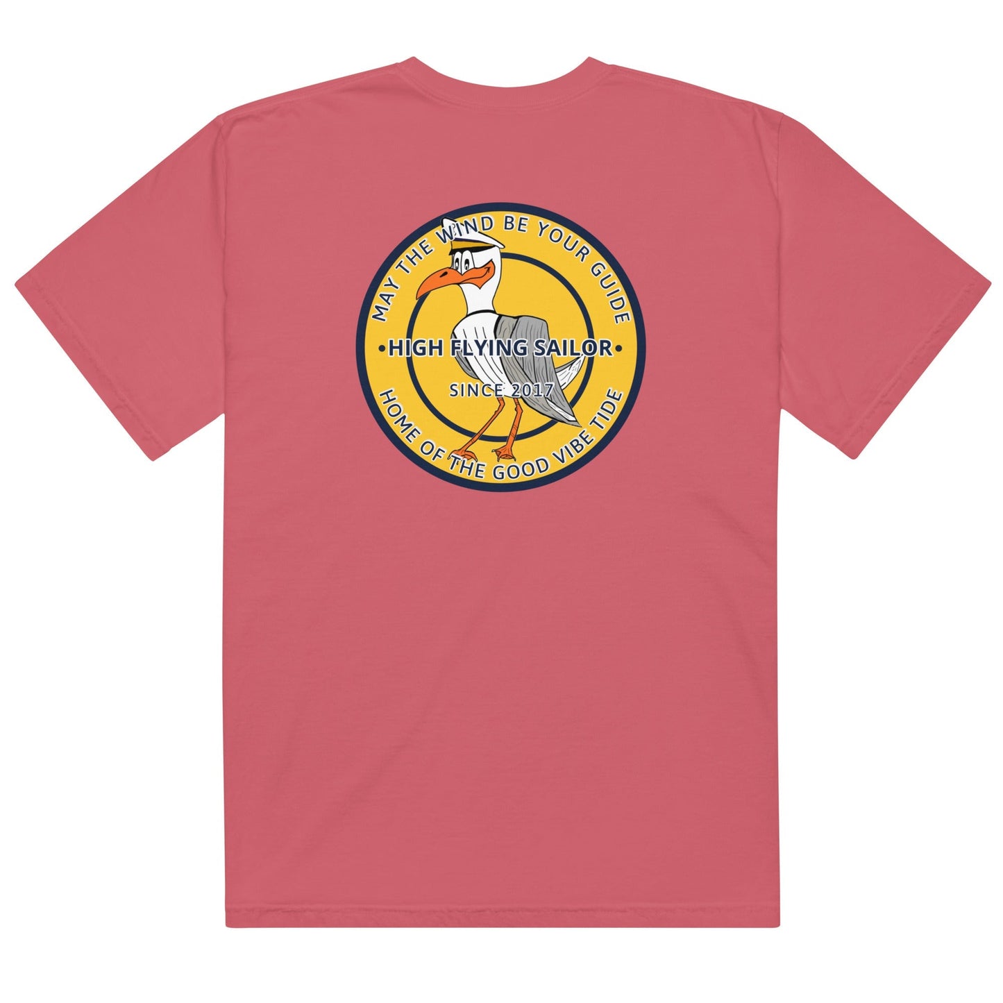 Men’s High Flying Sailor Heavyweight T-Shirt by Tropical Seas Clothing