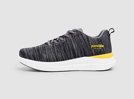 FitVille Men's ArchPower FlyWave Running Shoes V1 by FitVille