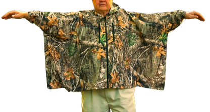 Brella 1210 Realtree Edge Waterproof Fleece Poncho by The Brella Nation