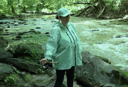 Brella 2015 Light Green Unisex Rain Jacket by The Brella Nation