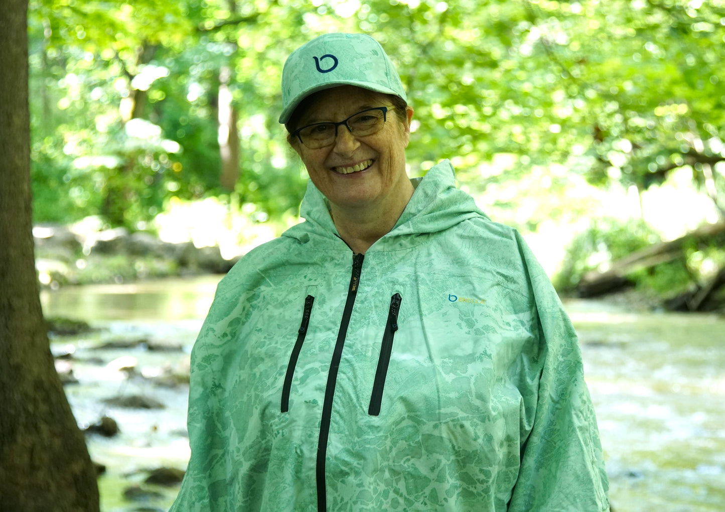 Brella 2015 Light Green Unisex Rain Jacket by The Brella Nation