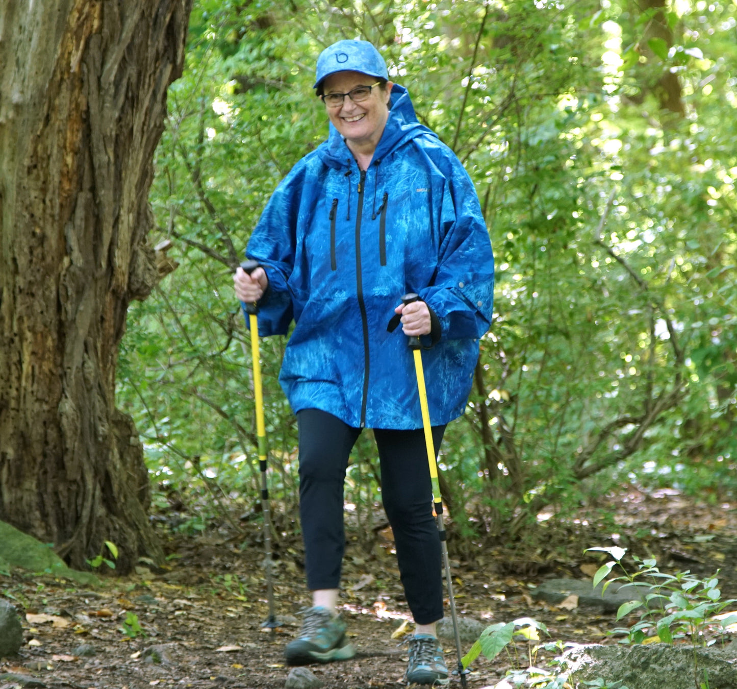 Brella 2015 Blue Unisex Rain Jacket by The Brella Nation