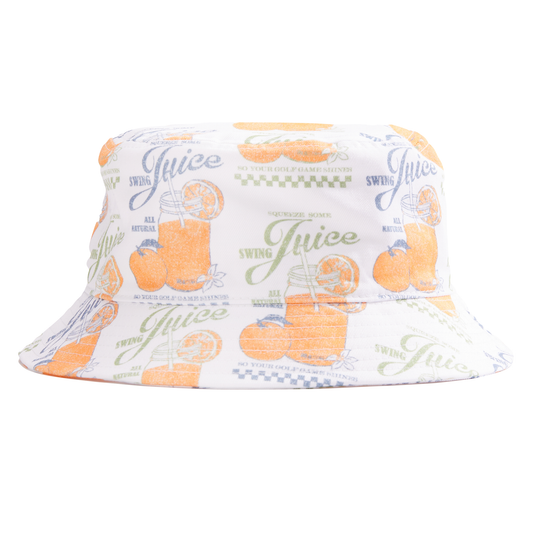 Golf All Natural Bucket Hat White O/S by SwingJuice LLC