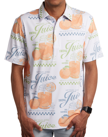 Golf All Natural Men's Polo by SwingJuice LLC