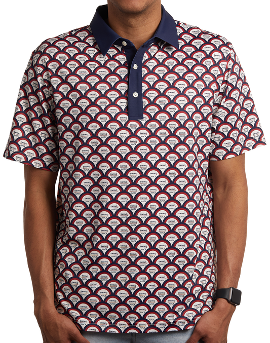 Golf American Mod Men's Polo by SwingJuice LLC