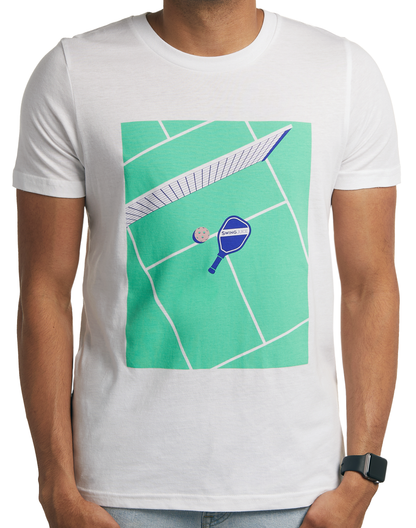 Pickleball The Court Unisex T-Shirt by SwingJuice LLC