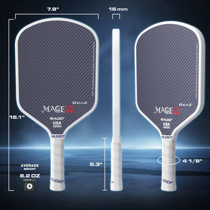 HUDEF Mage Pro Gen2 (Hybrid Paddle) by Hudef Sport