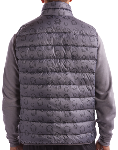 Golf & Hip Hop Men's Packable Puffer Vest by SwingJuice LLC