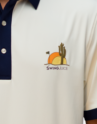 Golf Saguaro Men's Polo by SwingJuice LLC