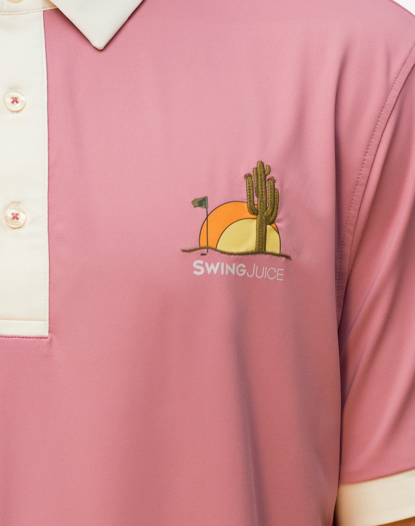 Golf Saguaro Men's Polo by SwingJuice LLC