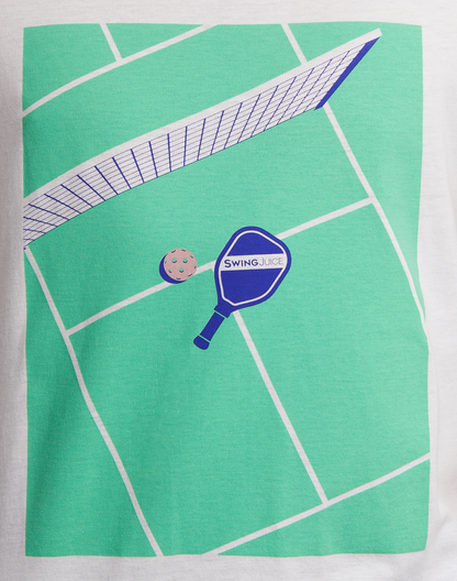 Pickleball The Court Unisex T-Shirt by SwingJuice LLC