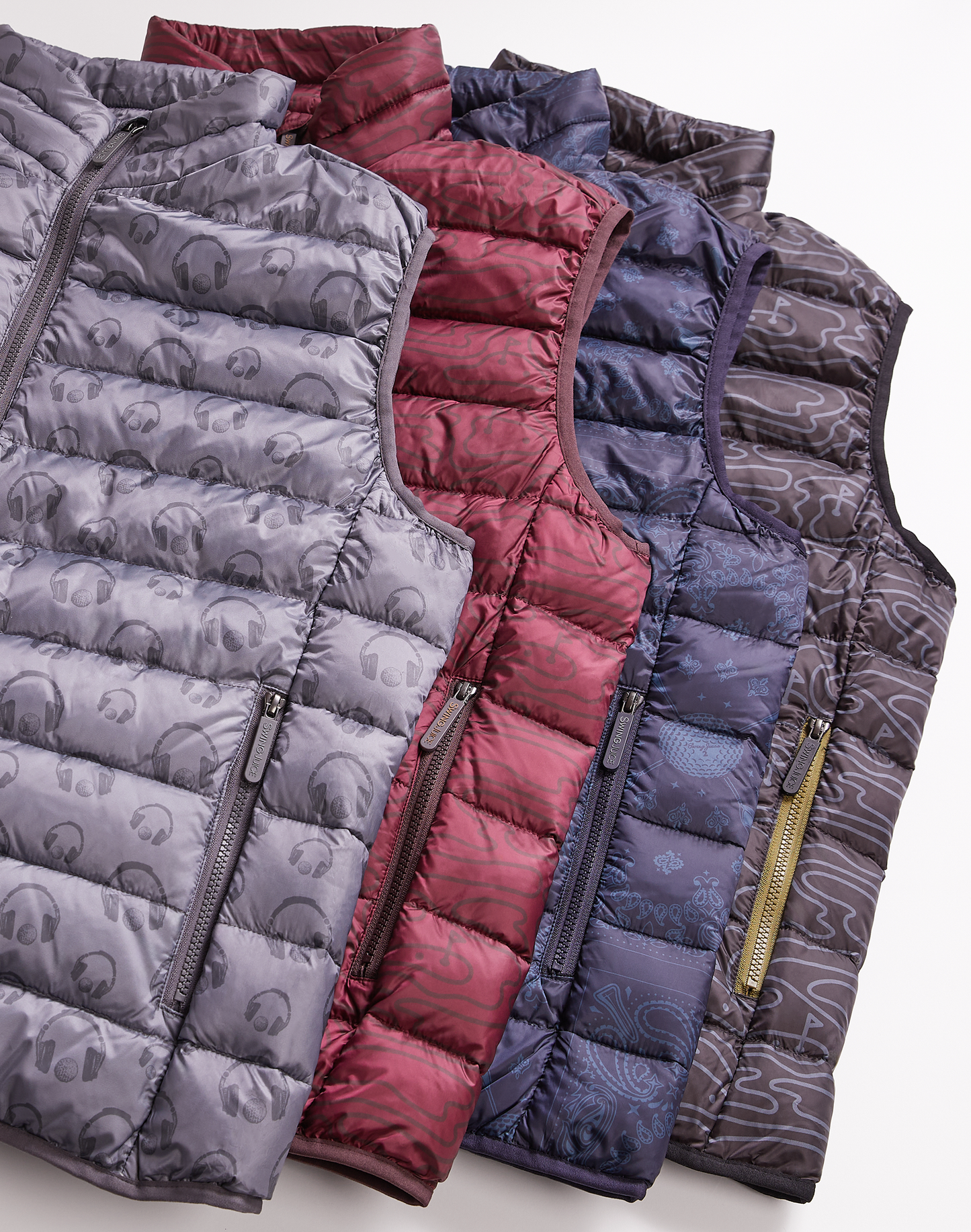 Golf & Hip Hop Men's Packable Puffer Vest by SwingJuice LLC