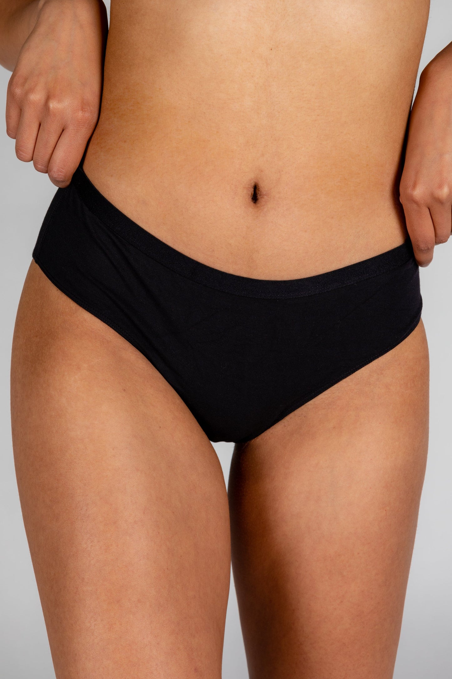 The Threat Level Midnight | Solid Black Modal Cheeky Underwear by Shinesty