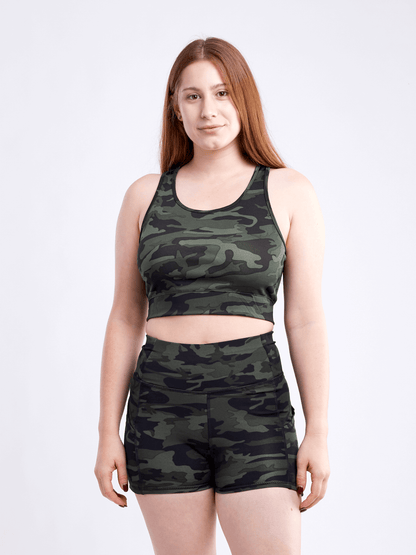 Racerback Lightweight Training Crop Tank Top by Jupiter Gear