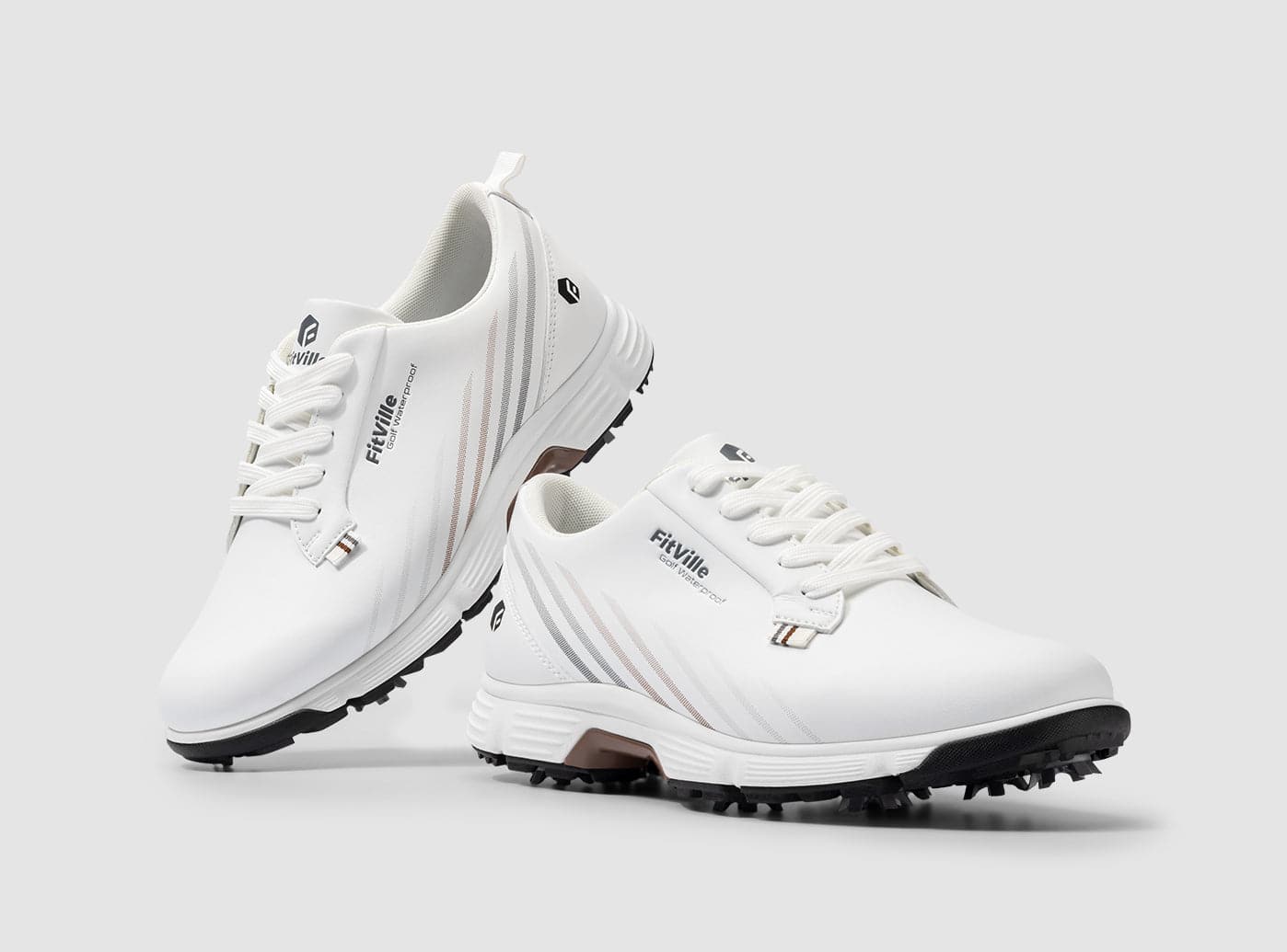 FitVille Men's GreenTread Golf Shoes V2 by FitVille