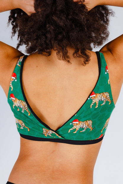 The Tinsel Tigers | Christmas Tiger Bralette by Shinesty