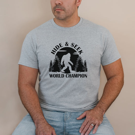 Bigfoot Camping Shirt for Men, Sasquatch *UNISEX FIT* by 208 Tees