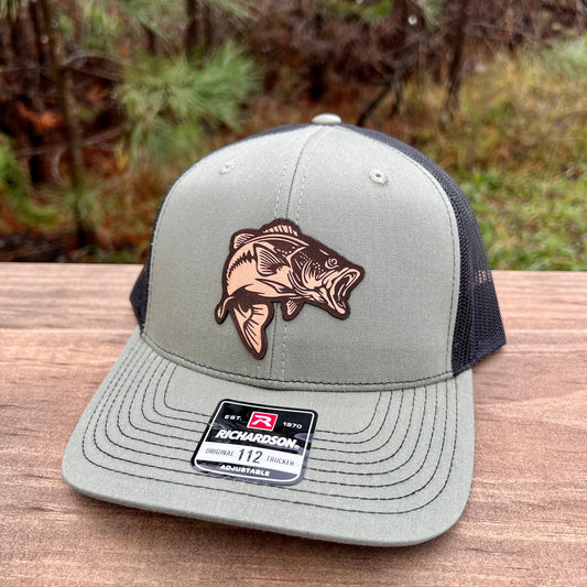 Bass Fishing Hat by 208 Tees