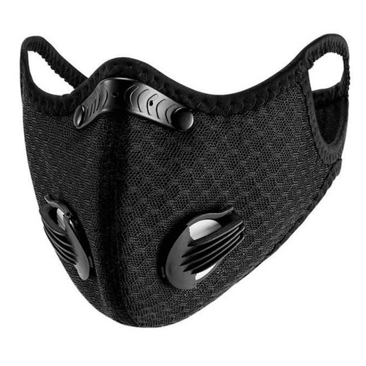 Performance Sports Face Mask with Activated Carbon Filter and Breathing Valves by Jupiter Gear